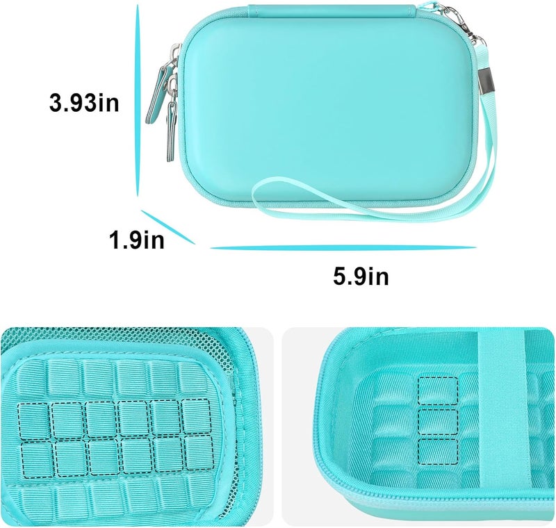 Canboc Carrying Case for KODAK PIXPRO FZ55/ FZ45/ FZ43/ FZ53 16MP Digital Camera, Video Vlogging Camera Bag, Zipper Mesh Pocket fit Cable, Green (Case Only) - Image 4